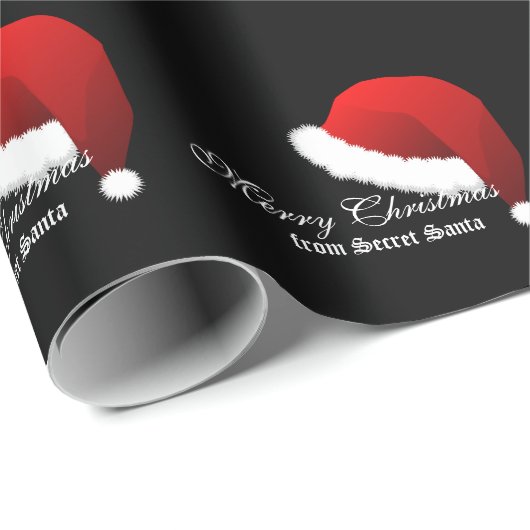 Papier voor fijne kerst van de geheime kerstman (Rol Hoek)