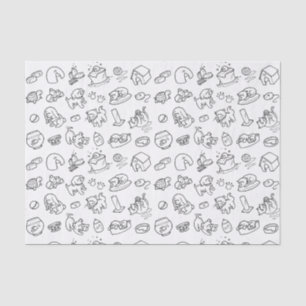 Papier voor Gewonnen weefsel