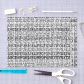 Papier voor grafisch alfabet-soep (Craft)