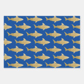 Papier voor haaienonmiddellijke verpakking Reeks 3 Inpakpapier Vel (Voorkant)