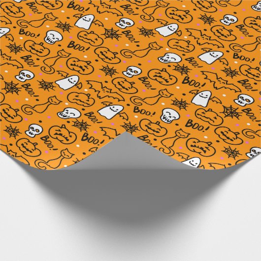 Papier voor Halloween. (Hoek)