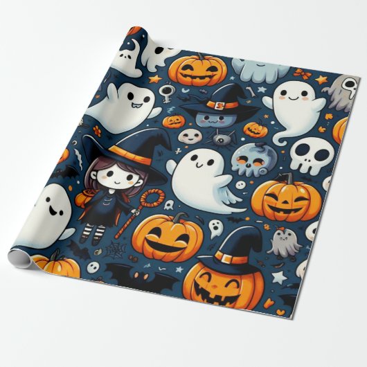 Papier voor Halloween (Uitgerold)