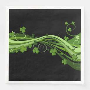 Papier voor het dineren Napkins-Saint Patrick's Servetten