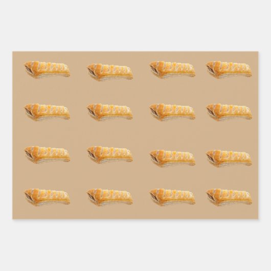 Papier voor het inpakken van worst inpakpapier vel (Voorkant)