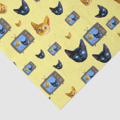 Papier voor het katoenweefsel van de kever (Detail)