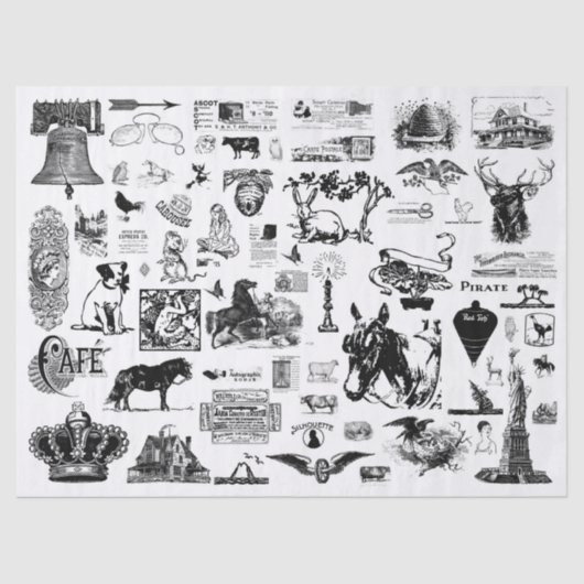  papier voor het loskoppelen van collage (Voorkant)