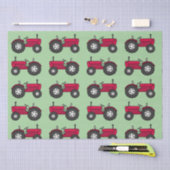  papier voor het ompakken van rode trekkers (Craft)