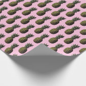 Papier voor het oppakken van ananascadeaus (Hoek)