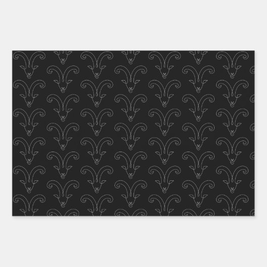 ⭐ papier voor het oppakken van groeven | Reeks 3 Inpakpapier Vel (Voorkant)