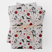 Papier voor het oppakken van katten en garen inpakpapier vel (In situ)