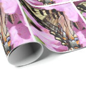 Papier voor het opvullen van vlinten met roze aanj (Rol Hoek)