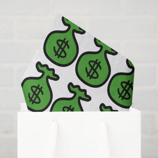 Papier voor het patroon van groene zakken (Cadeauzakje)