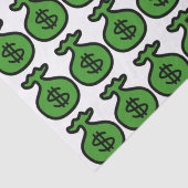 Papier voor het patroon van groene zakken (Detail)