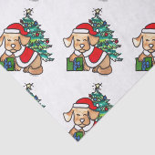 Papier voor het schetsen van kerstcadeautjes (Detail)