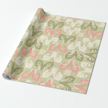Papier voor het verpakken van cadeautjes in de keu