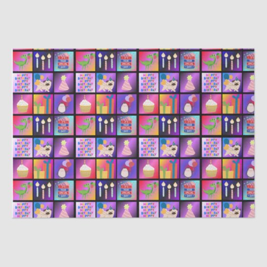 Papier voor het verpakken van gefeliciteerde verja (Voorkant)