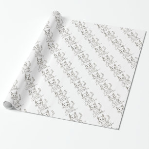 Papier voor het verpakken van Kat