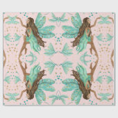 Papier voor het verpakken van onechte libellen (Vlak)