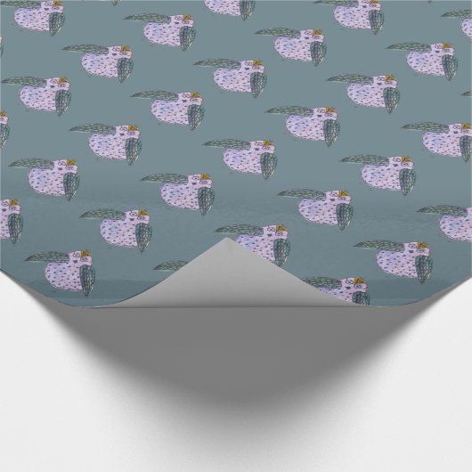 papier voor het verpakken van waterverf uilen (Hoek)