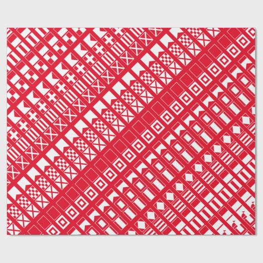 Papier voor het verpakken van zgn. onautische vlag (Vlak)