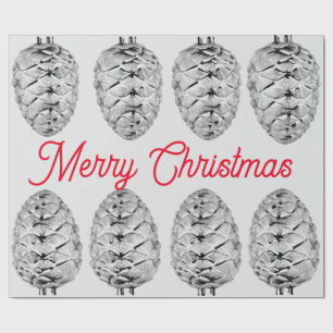 Papier voor het zoete kerstschilderij Pinecone-ove