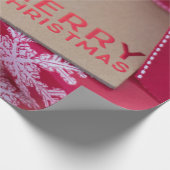 Papier voor het zoete kerstwrappen (Hoek)