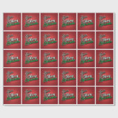 Papier voor het zoete kerstwrappen (Vlak)