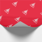 Papier voor het zoete kerstwrappen (Hoek)