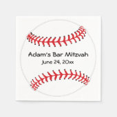 Papier voor honkbal servetten (Voorkant)