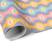 Papier voor kerst in retro-stijl. (Rol Hoek)