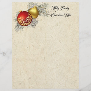 Papier voor kerstbriefbriefbriefbriefjes briefhoofd