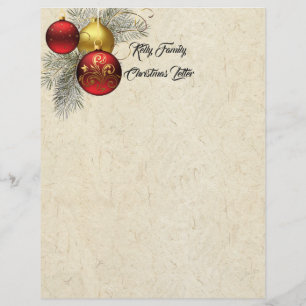 Papier voor kerstbriefbriefbriefbriefjes briefhoofd