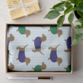 Papier voor kerstcadeautjes voor dachshund (Geschenk)