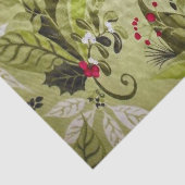 Papier voor kerstflorale patronen (Detail)