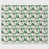 Papier voor kerstinslag in Noorwegen (Vlak)