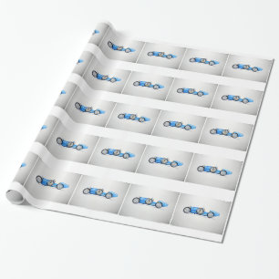  papier voor kerstracewagens