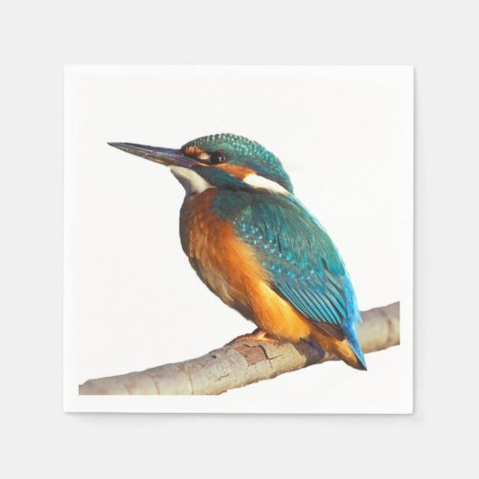 Papier voor "Kingfisher" Servetten (Voorkant)