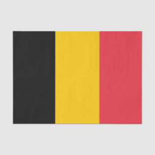 Papier voor kunstweefsel met vlag van België