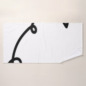 Papier voor lijnpapier badhanddoek (Badhanddoek)