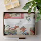 Papier voor  ontkoppeling van rood en goud (Geschenk)