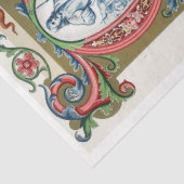 Papier voor  ontkoppeling van rood en goud (Detail)