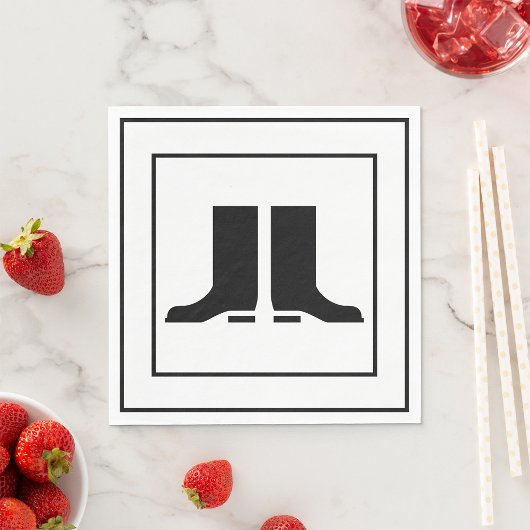 Papier voor opstartdoeleinden servet