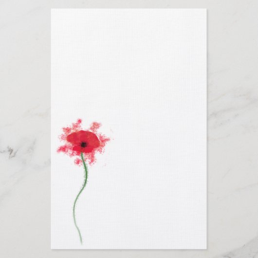 Papier voor papaver (Voorkant)