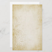 Papier voor  papier met aderige Floral (Voorkant / Achterkant)