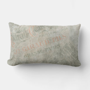 Papier voor  papier — Parisiaans reclameinkend Kussen