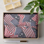 Papier voor patriottisch vlaggenstaatweefsel (Geschenk)