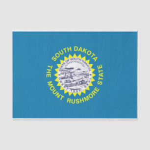 Papier voor patriottisch weefsel met vlag South Da
