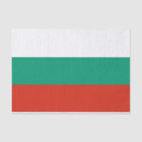 Papier voor patriottisch weefsel met vlag van Bulg