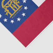 Papier voor patriottisch weefsel met vlag van Geor (Detail)