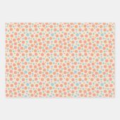 Papier voor perforatie en blauwe wand- en wandbekl inpakpapier vel (Voorkant)